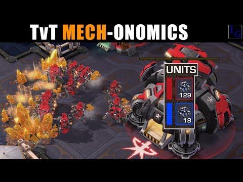 He has 129 WORKERS!? | StarCraft 2 SC2 Viewer Game Terran vs Terran TvT Match