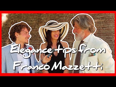🎤 INTERVIEW OF AN INSPIRING ITALIAN GENTLEMAN ● Franco Mazzetti ● Pitti Uomo 96
