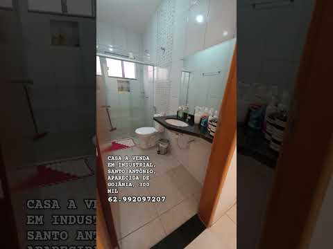 CASA A VENDA EM INDUSTRIAL, SANTO ANTÔNIO APARECIDA. DE GOIÂNIA 300 MIL 62-982946136