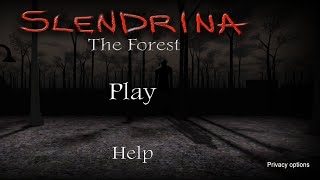 🩸Slendrina The Forest - Easy Difficulty🩸