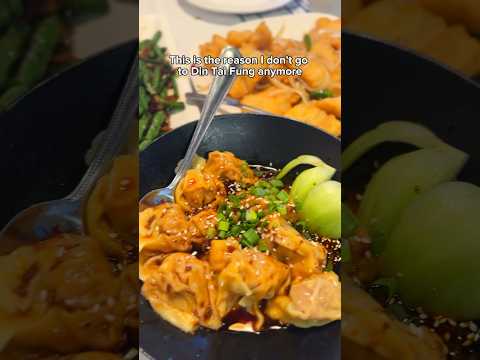 A razão pela qual não vou mais ao Din Tai Fung… #dintaifung #dumplings #bayarea