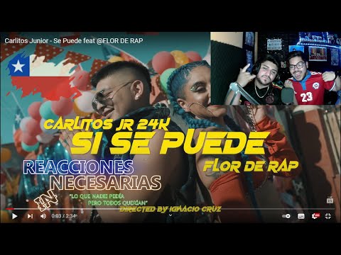 Reacción a Carlitos Junior ft. Flor de Rap - Se Puede | Reacciones Innecesarias