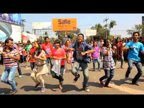 ICC World Twenty 20 Bangladesh 2014, Flash Mob - Chittagong University
