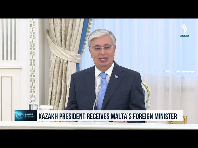 Қозоғистон Президенти Мальта Ташқи ишлар вазирини қабул қилди