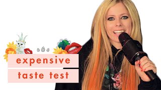 Avril Lavigne Gets Champagne Buzz and Sugar High | Expensive Taste Test | Cosmopolitan