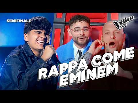 Andrea rappa “Stan" di Eminem ft Dido | The Voice Kids Italy Semifinale