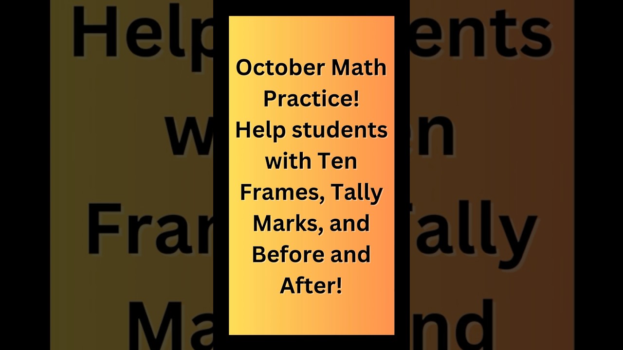 Fun October Math Worksheets for Kids | Count, Draw, and Learn with Fall-Themed Activities!