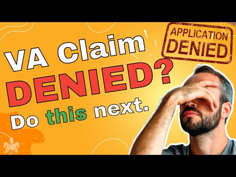Your VA Disability Claim Was Denied… Now What?