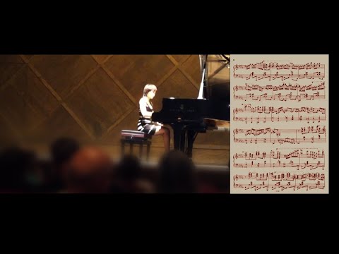 Yuja Wang plays Kapustin, Variations opus 41 with score