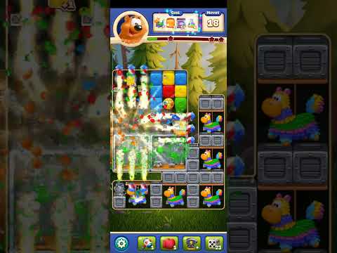 toon blast level 7756 Hard Level puzzle game