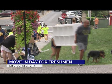 Freshmen move in at ETSU