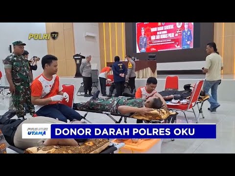 DONOR DARAH POLRES OKU
