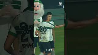 Tiago Coser abre o placar para o Coritiba contra o Fluminense, 1 a 0, no Couto Pereira #Shorts