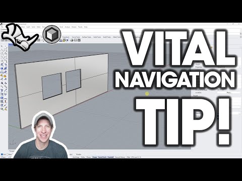 This Rhino Navigation Tip will CHANGE The Way You Navigate in 3D!
