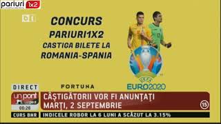 CONCURS PARIURI1X2 SI FORTUNA: CÂȘTIGĂ 5 BILETE LA MECIUL ROMÂNIA – SPANIA