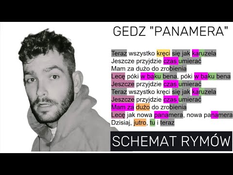 GEDZ "PANAMERA" SCHEMAT RYMÓW