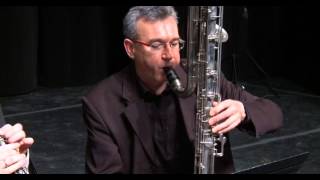 Piccolo A-flat clarinet and Contrabass clarinet duo