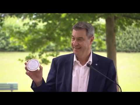 Pressekonferenz mit Markus Söder am 30.07.19
