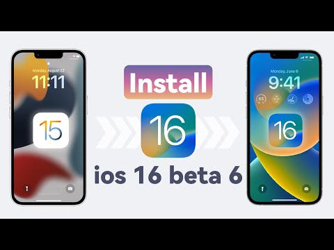 How to download and install iOS16 Beta 6