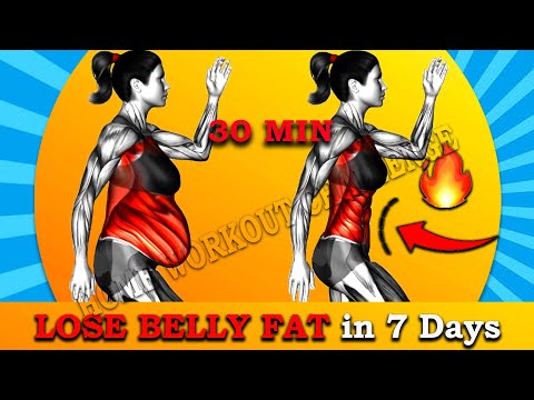 LOSE BELLY FAT in 7 Days 🔥 30 MIN Standing Abs Workout | Home Workout Challenge