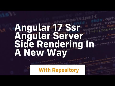 angular 17 ssr angular server side rendering in a new way