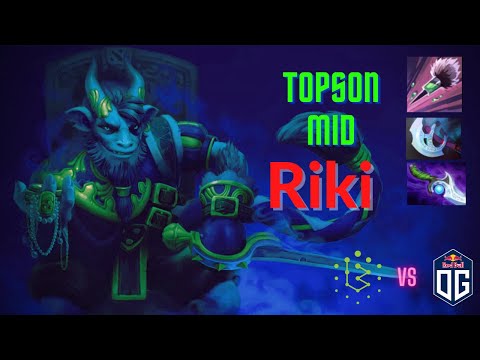 Dota 2 - OG.Topson - Pro Mid Riki Gameplay