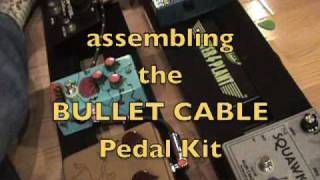 Pedaltrain PT2 assembly demo with Modtone Powerplant &amp; Bullet Cable DIY pedal kit
