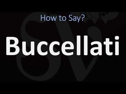 How to Pronounce Buccellati? (CORRECTLY)