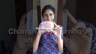 Download lagu Changing earrings after ear piercing #tamil #minivlog mp3 Download lagu Changing earrings after ear piercing #tamil #minivlog mp3