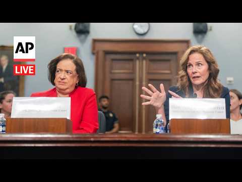 Video Thumbnail: LIVE: Supreme Court Justices Barrett and Kagan testify at House hearing on security funding