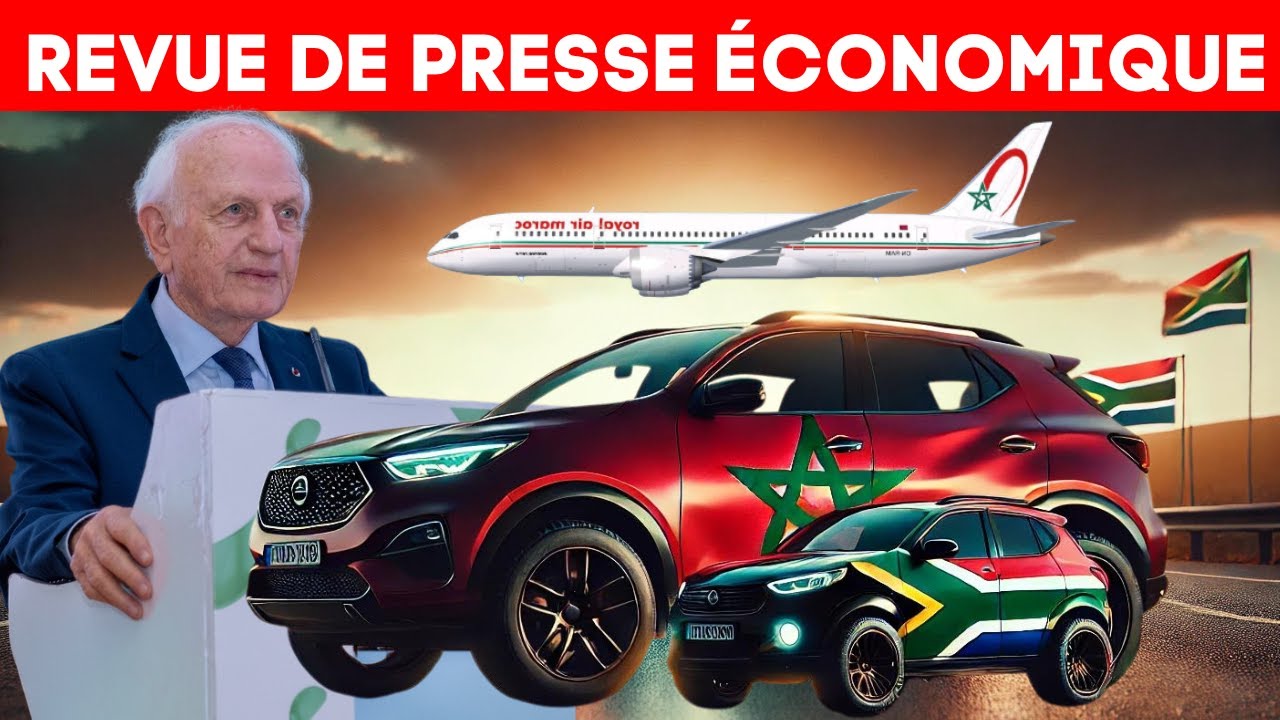 Maroc : 1er en Afrique auto, aéronautique en hausse, succès Huawei et 68e en passeport