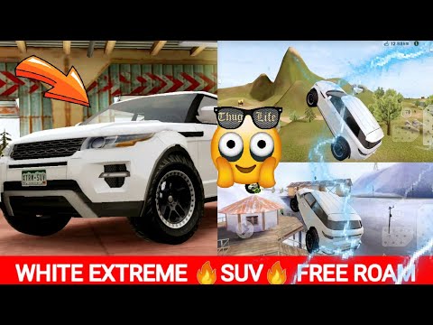 //NEW😎WHITE SUV CAR🤩/EXTREME SUV DRIVING SIM/FREE ROAM🤟🏻/OFF ROAD SPEED💥//