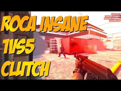 CS:GO - roca INSANE 1vs5 CLUTCH/ACE (1 TAP)