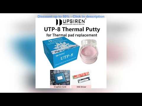 UPSIREN Thermal Putty UTP-8 U6 UX For VGA GPU IC Processor Liquid Thermal Pad Heat Blocking Putty