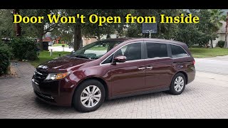 How to remove Interior door panel on Honda Odyssey 2011-2017