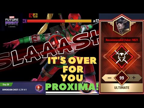 T3 Lady Deadpool (Holiday Party) Vs Proxima Stage 99!! WBU + Login CTP Chest! What did you find?-MFF