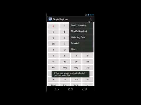 Chinese Pinyin Beginner Video