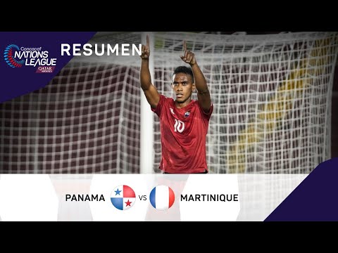 Liga de Naciones Concacaf 2022 Resumen | Panamá vs Martinica