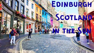 Beautiful Sunny Day in Edinburgh | Royal Mile, Victoria Street & Calton Hill