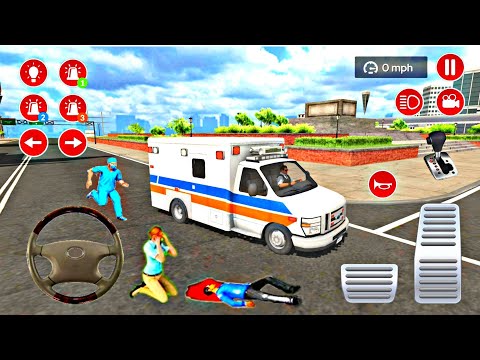 American Police Ambulance Van Driving - 911 Emergency Simulator Android Gameplay