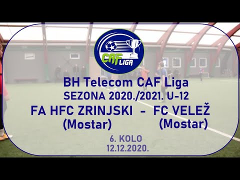 CAF BH Telecom Liga U12 FA HFC Zrinjski (Mostar)  - FC Velež (Mostar)