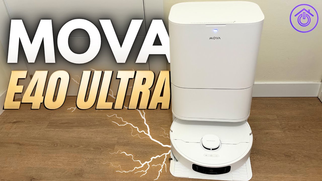 Silvia Jiménez probando el MOVA E40 Ultra en Hogarsys