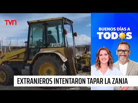 Dos bolivianos detenidos: Lo que se sabe del robo de retroexcavadora para tapar zanja