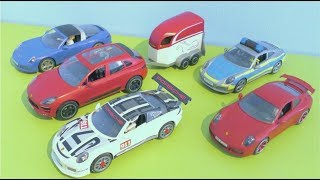 Spielzeugautos für Kinder - Polizeiauto, Rennauto, Porsche & Cabrio - Vehicles for Kids