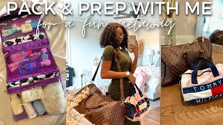 Prep & Pack With Me For a Mini Getaway | custom hoodies, I met a guy, & more.