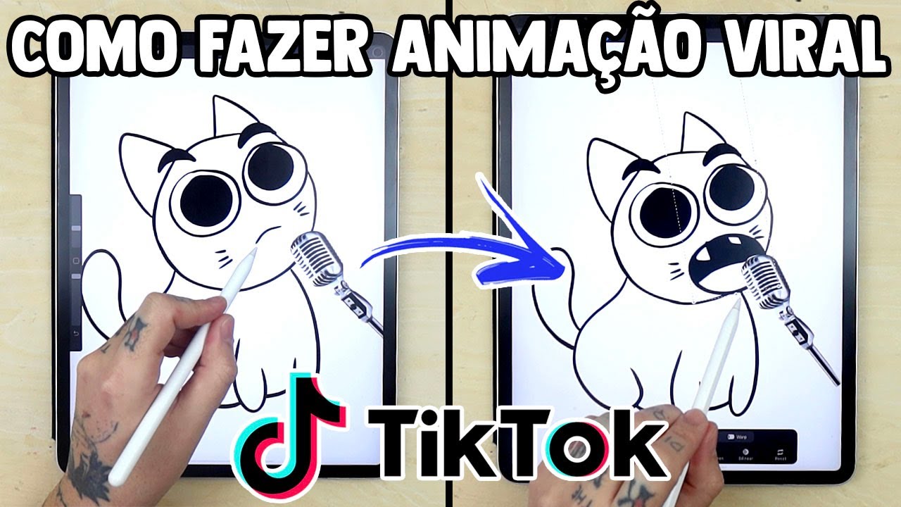 COMO FAZER ANIMAÇÃO VIRAL PARA O TIK TOK !!! MUITO FÁCIL