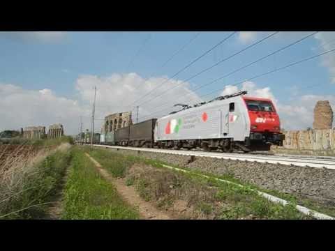 E474.103 nuova livrea CFI (ex RailOne) al Parco degli Acquedotti