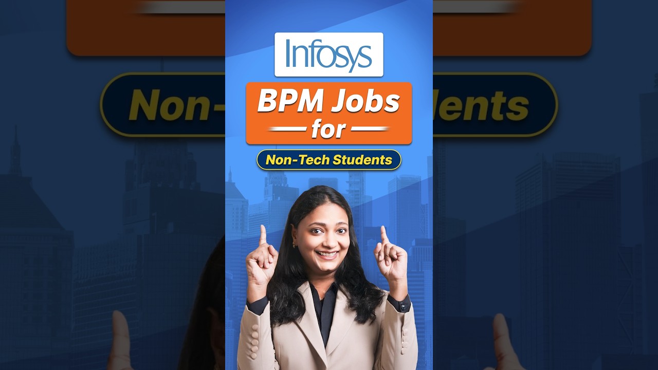 Infosys BPM Jobs for Non-Tech Graduates | Infosys Hiring 2025