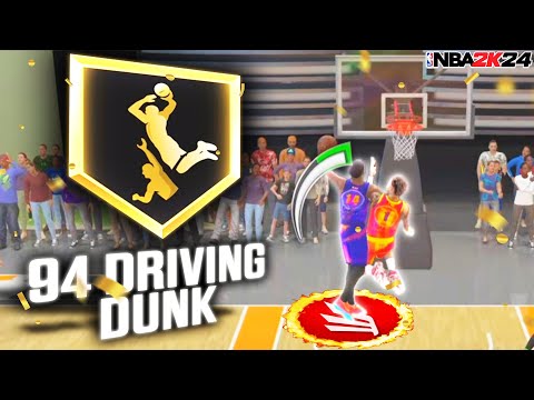 94 Driving Dunk Is BREAKING NBA 2K24 | 6'9 Endgame Build + REC Gameplay