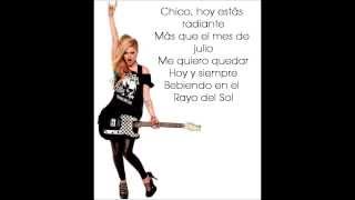 Avril Lavigne - Sippin&#39; On Sunshine [Traducida al Español]